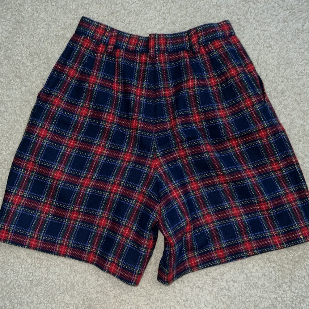 Vintage Plaid Shorts - Picture 3 of 4